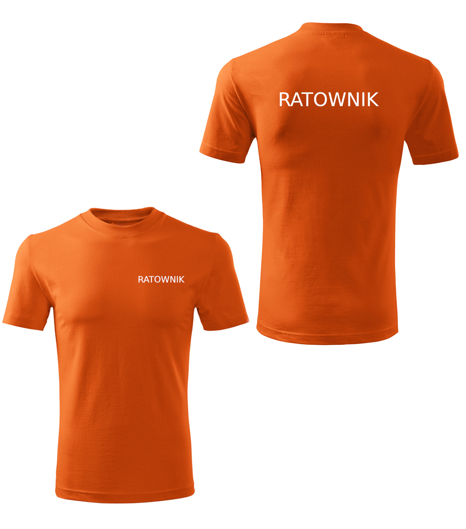 Koszulka męska z napisem Ratownik