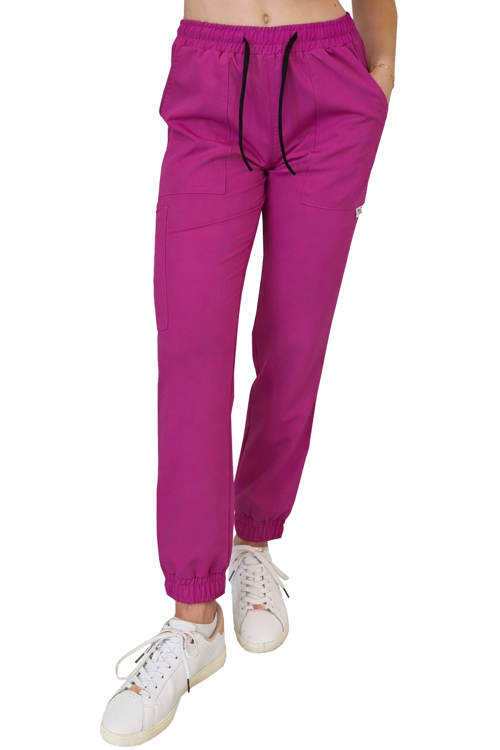 Joggery medyczne purpurowe casual premium