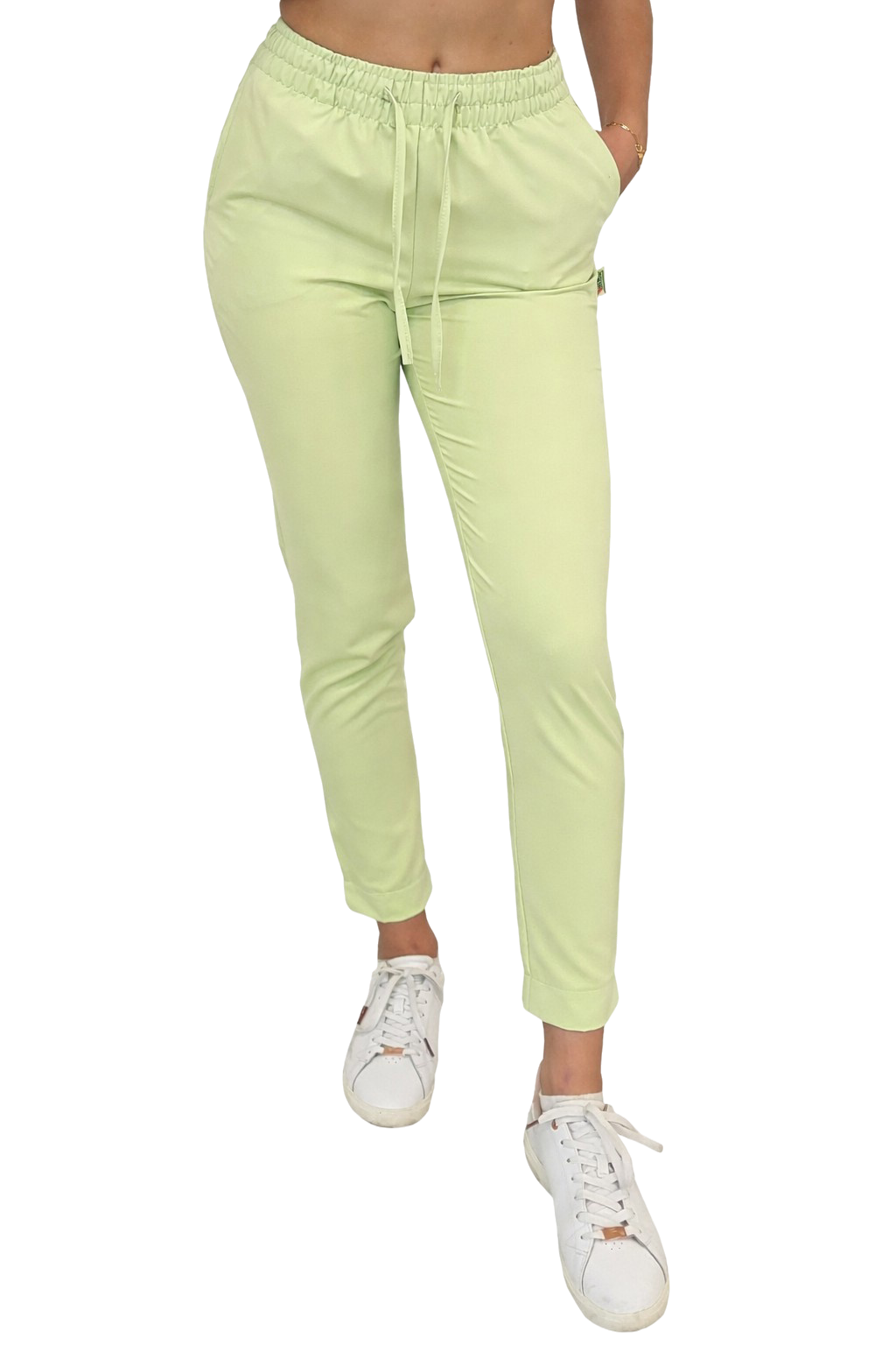 Spodnie medyczne pistacjowe basic premium