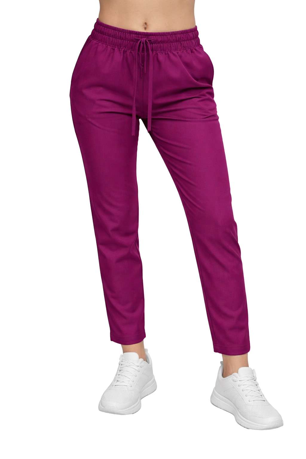 Spodnie medyczne purpurowe basic premium