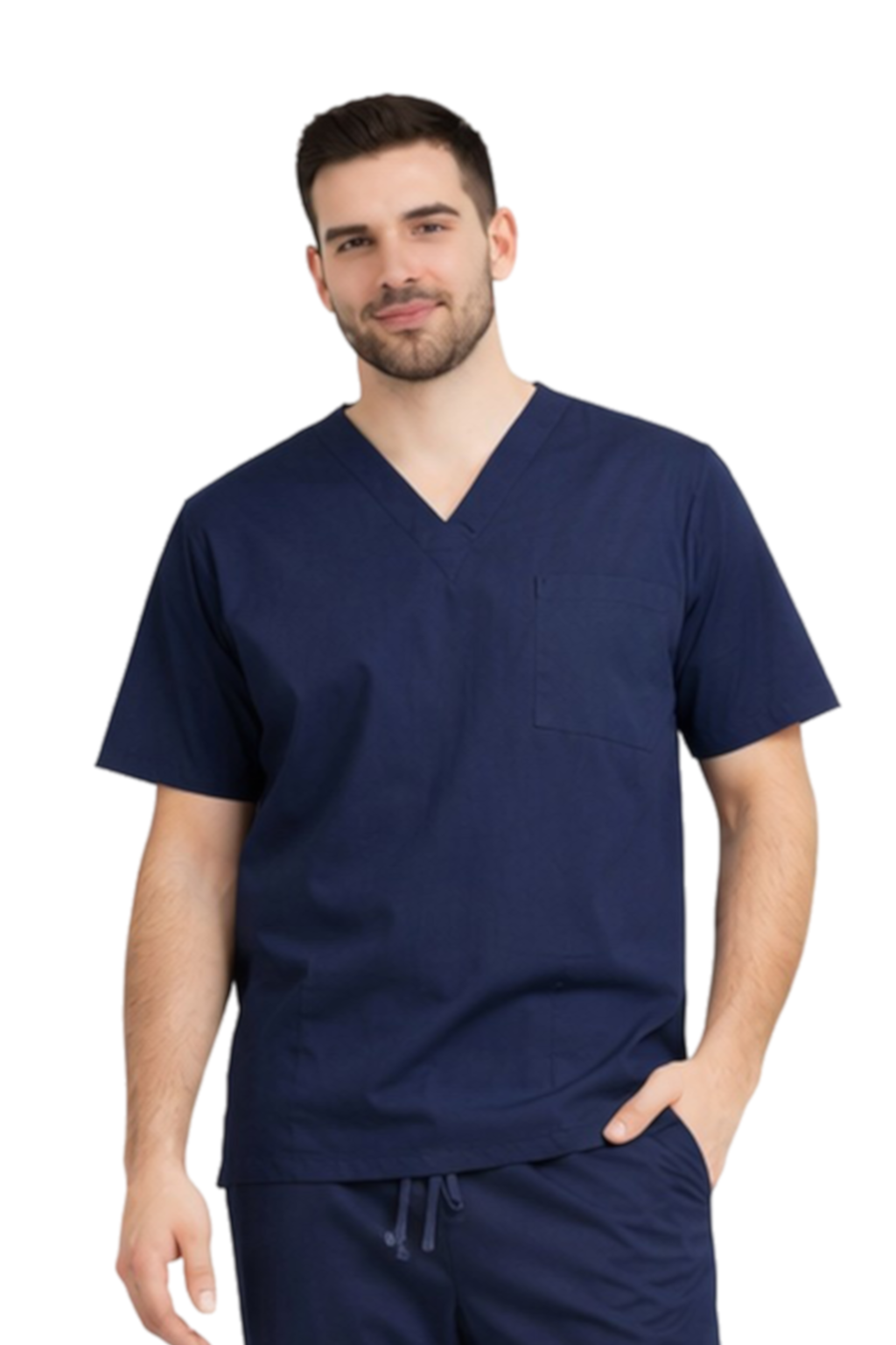 Bluza chirurgiczna męska granatowa
