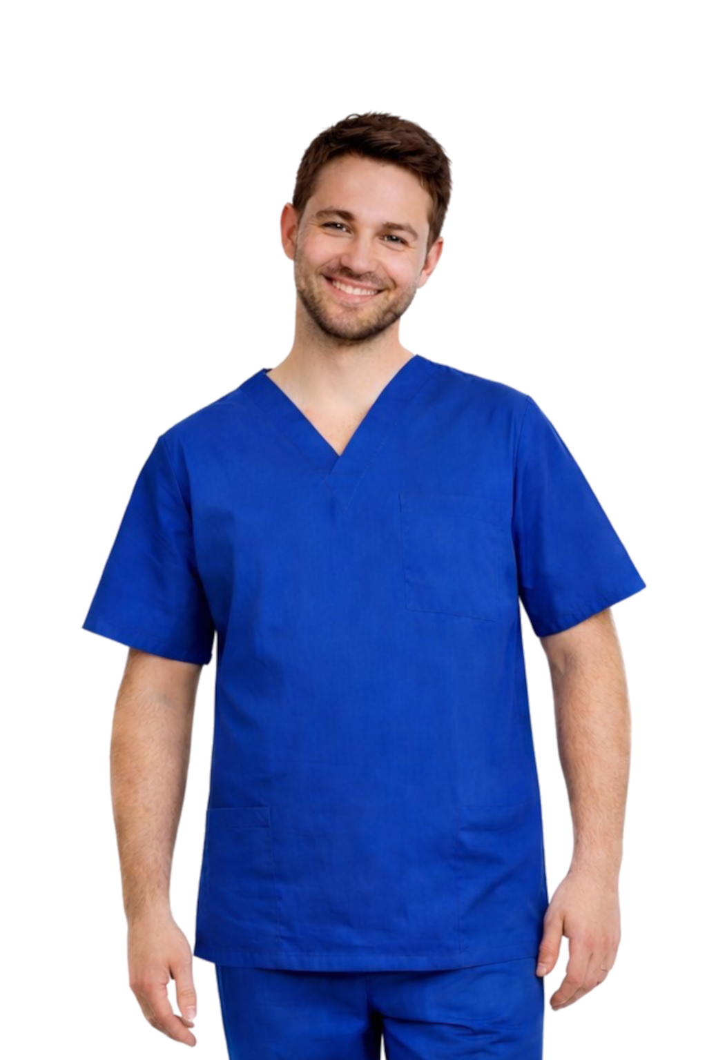 Bluza chirurgiczna męska chabrowa