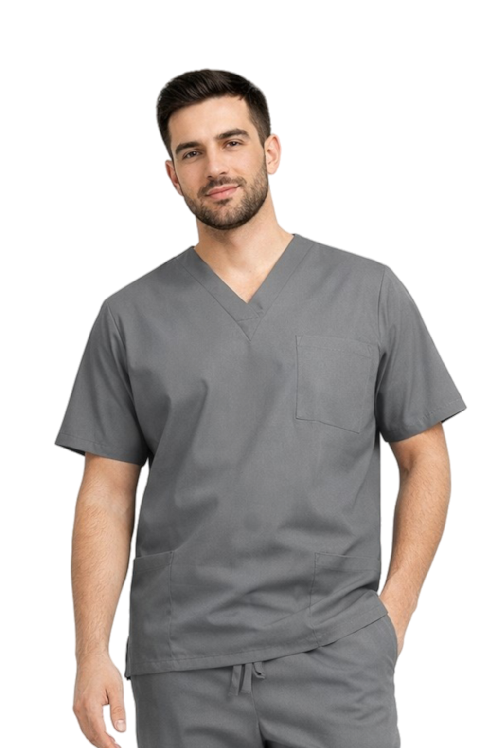 Bluza chirurgiczna męska szara