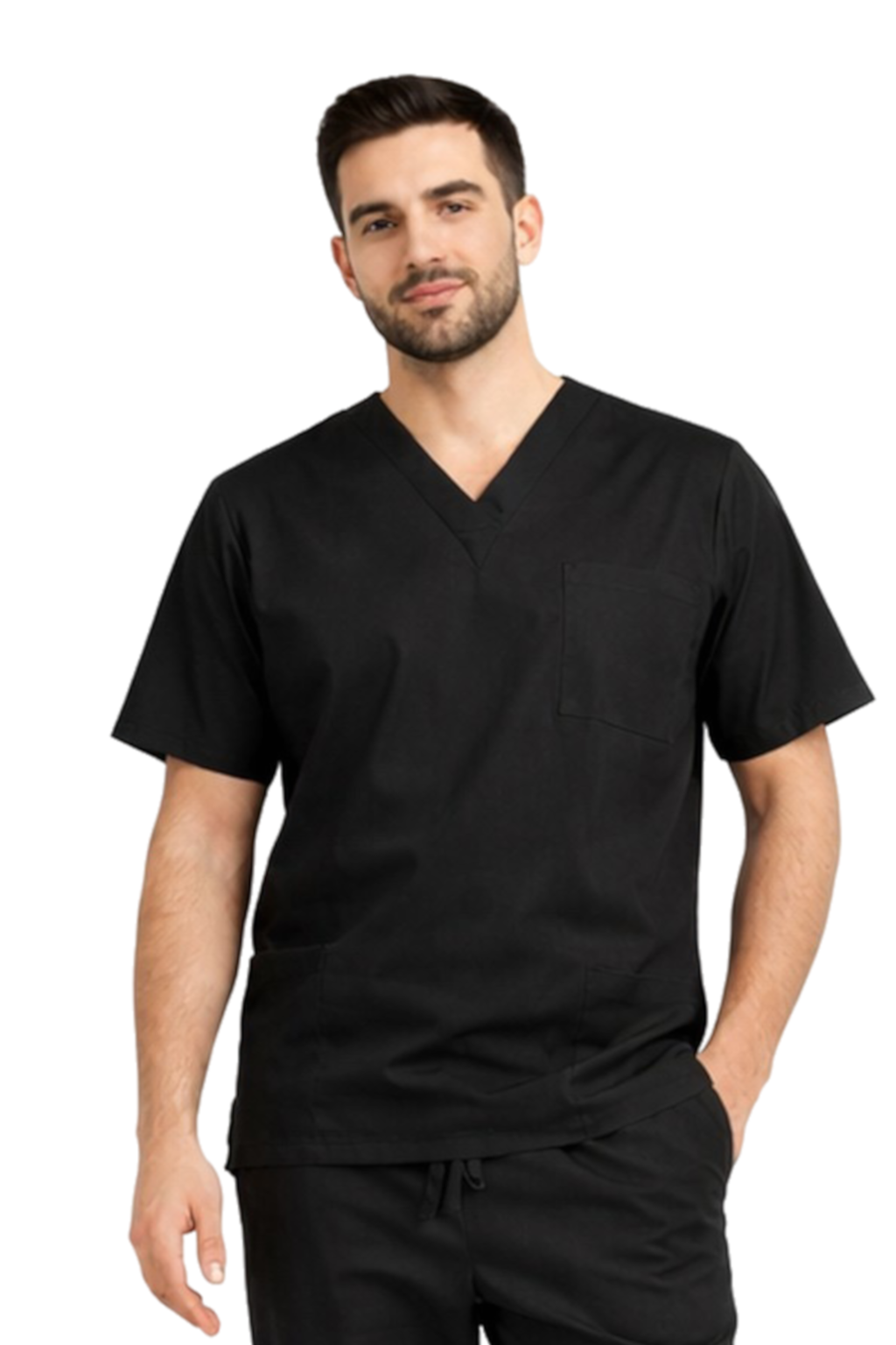 Bluza chirurgiczna męska czarna