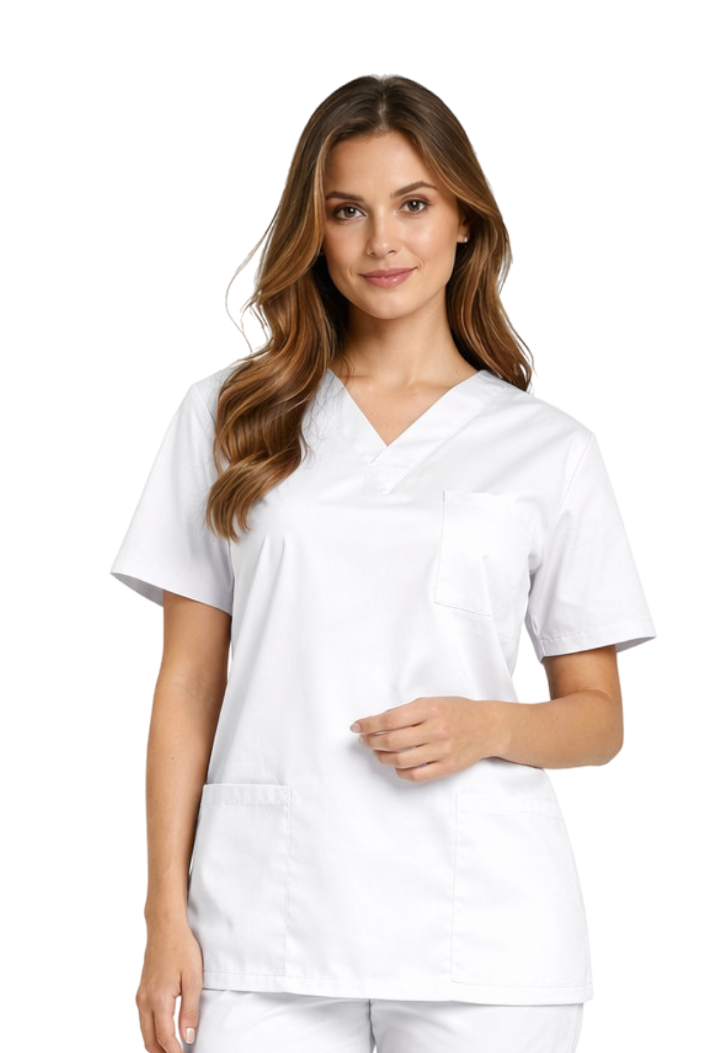 Bluza chirurgiczna biała