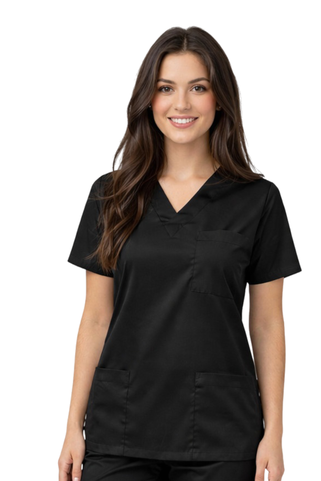 Bluza chirurgiczna stretch czarna