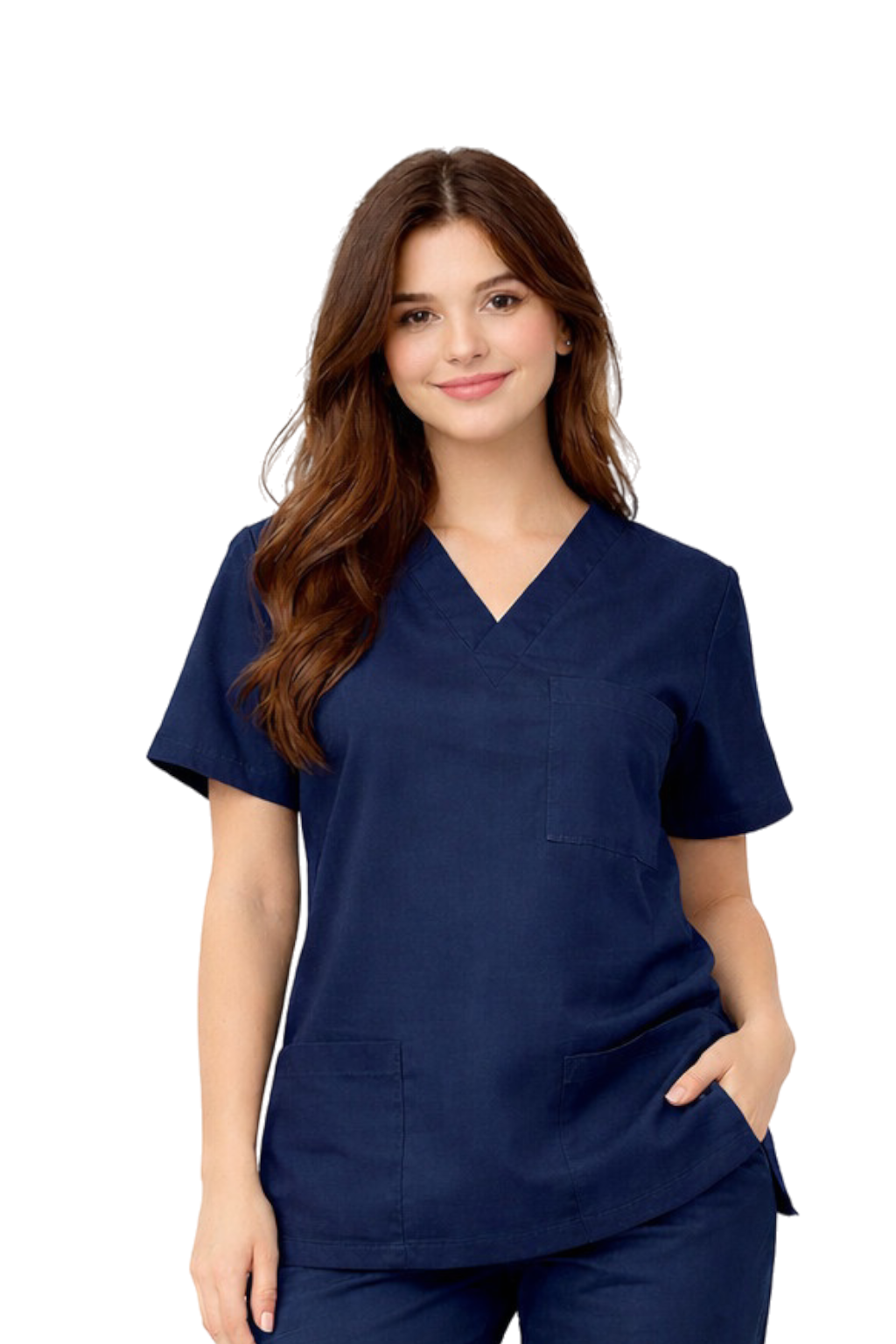 Bluza chirurgiczna bawełna 100% granatowa