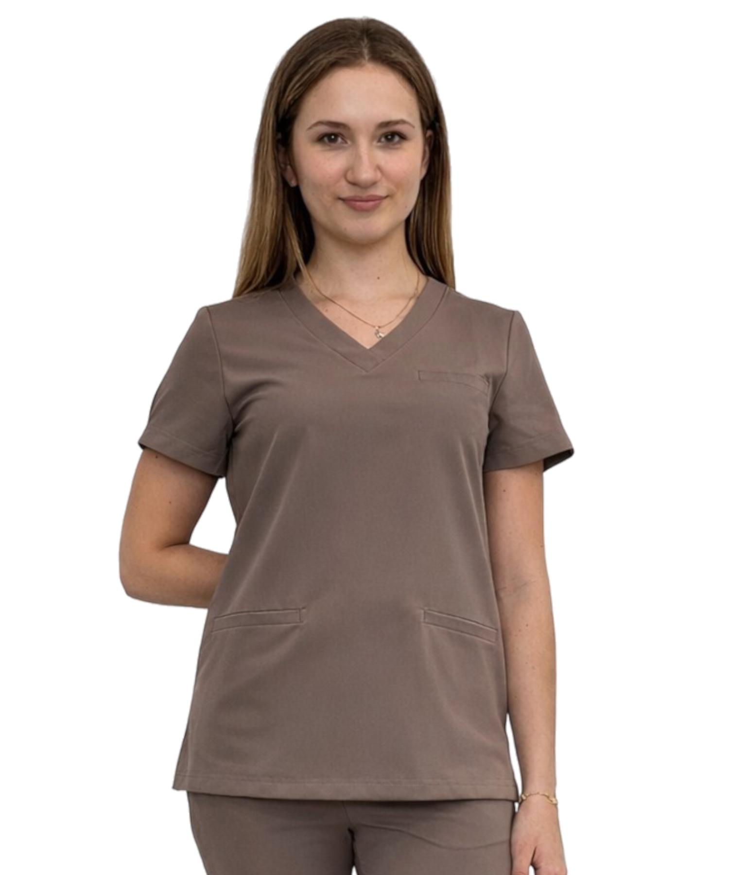Bluza medyczna cappucino basic premium