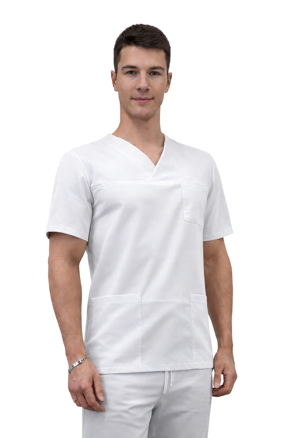 Bluza medyczna kasak biała Cheroke Stretch