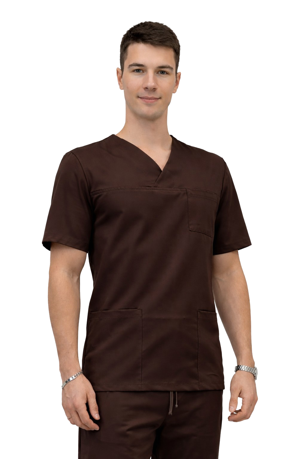 Bluza medyczna kasak czekoladowa Cheroke Stretch