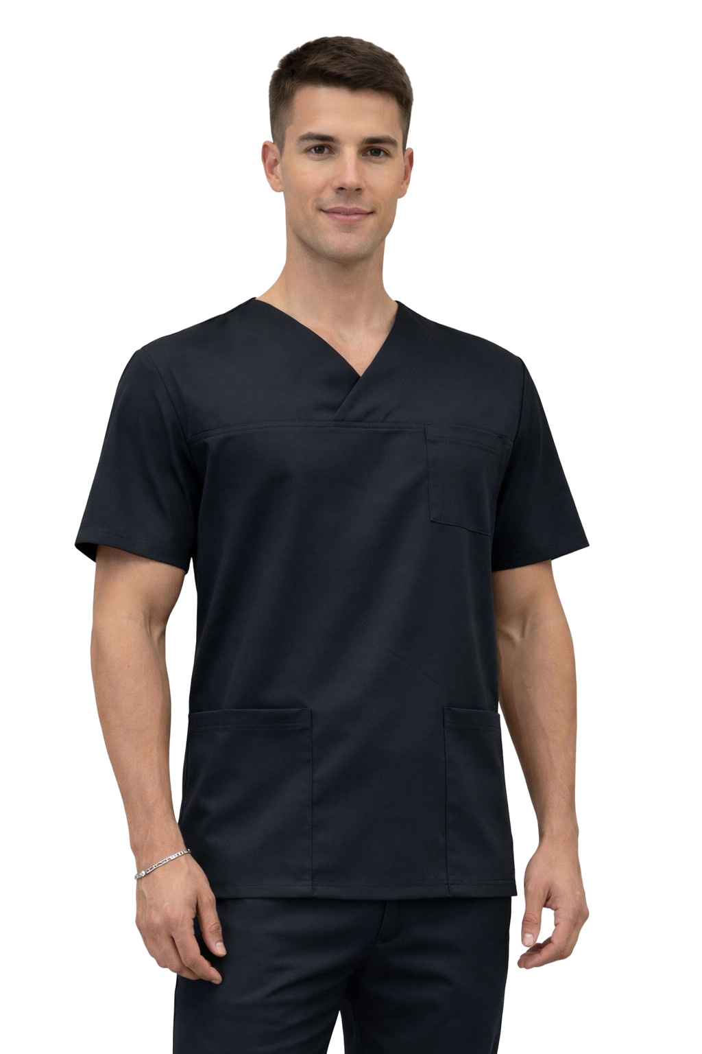 Bluza medyczna kasak czarna Cheroke Stretch