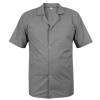 M&C® Bluza medyczna męska z kołnierzem szara krótki rękaw roz.XXL