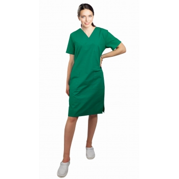 Sukienka medyczna bawełna 100% zielona roz. XXS