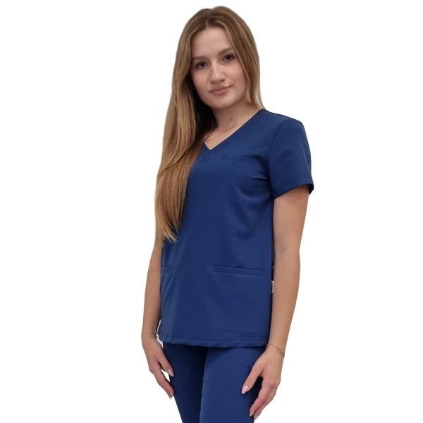 Bluza medyczna granatowa basic premium roz. M