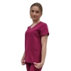 Bluza medyczna wiśnia basic premium roz. XXL