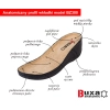 Skórzane klapki medyczne anatomic szare roz. 37