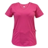 Bluza medyczna amarant elastyczna bawełna roz. 4XL