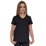Bluza medyczna czarna basic premium roz. 3XL – bluza medyczna – bluza lekarska robocza