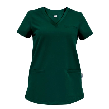 Bluza medyczna zielona butelka basic premium roz. S