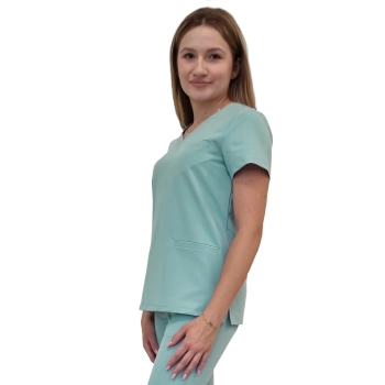 Bluza medyczna miętowa basic premium roz. M