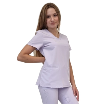 Bluza medyczna wrzosowa basic premium roz. XL