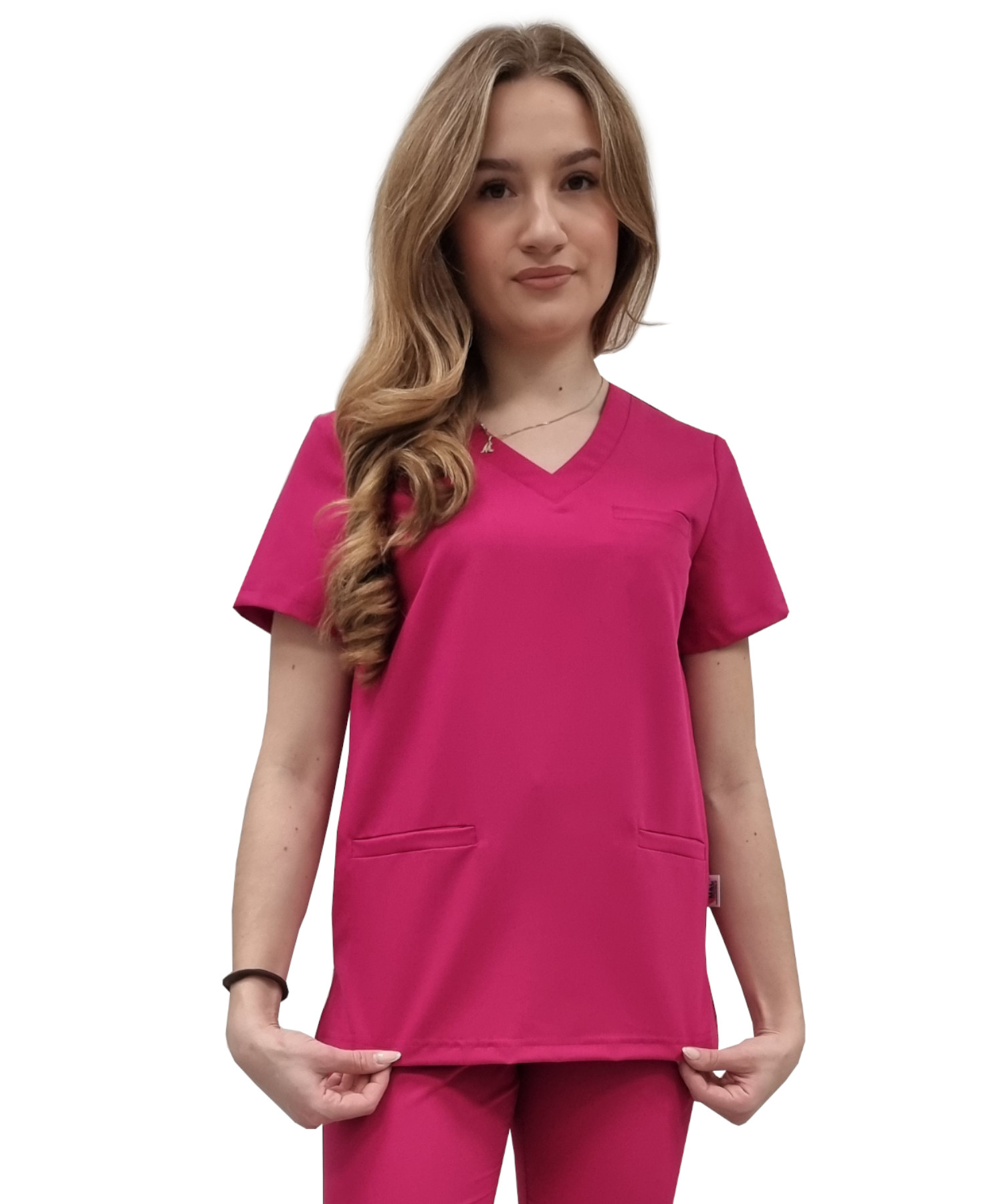 Bluza medyczna amarant basic premium