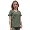 Bluza medyczna oliwka basic premium roz. XL – bluza medyczna – bluza lekarska robocza