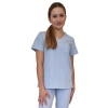 Bluza medyczna niebieska casual premium roz. M