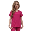 Bluza medyczna amarant basic premium roz. L – bluza medyczna – bluza lekarska robocza