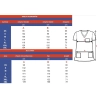 Bluza medyczna niebieska casual premium roz. M