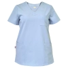 Bluza medyczna niebieska casual premium roz. M