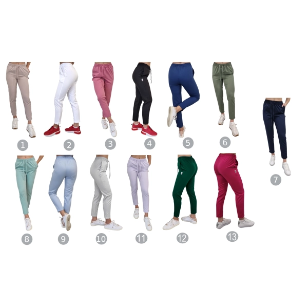 Spodnie medyczne ciemny granat basic premium roz. XS