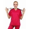 Bluza chirurgiczna stretch amarant roz. S – bluza chirurgiczna – odzież medyczna