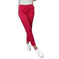 Cygaretki medyczne damskie COMFORT FLEX elastyczne amarant roz. L – scrubsy medyczne