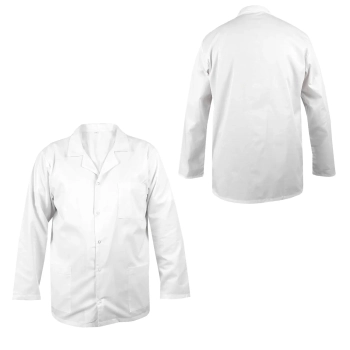 Bluza medyczna męska kołnierz długi rękaw roz. 52