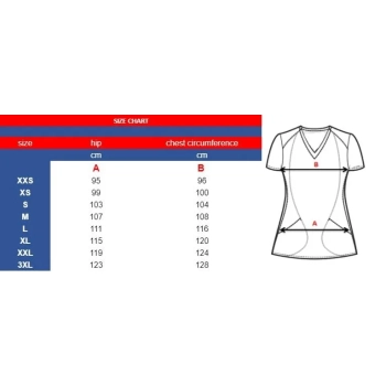 Bluza chirurgiczna stretch amarant roz. S