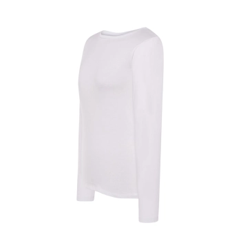 T-shirt damski biały długi rękaw roz.L
