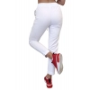 Spodnie medyczne białe basic premium roz. 3XL