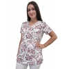 Bluza medyczna W11 elastyczna bawełna roz. L