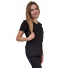 Bluza medyczna czarna basic premium roz. S