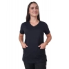 Bluza medyczna czarna elastyczna bawełna roz. 3XL