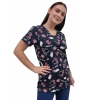 Bluza medyczna W6 elastyczna bawełna roz. XXL