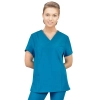 M&C? Bluza medyczna elastyczna turkusowa Comfort Fit roz. 3XL