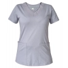Bluza medyczna szara elastyczna bawełna roz. XL