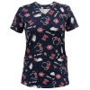 Bluza medyczna W6 elastyczna bawełna roz. XXL