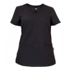 Bluza medyczna czarna basic premium roz. S