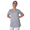 Bluza medyczna szara elastyczna bawełna roz. XL