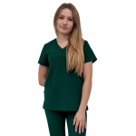 Bluza medyczna zielona butelka basic premium roz. XS
