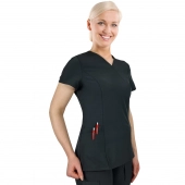 M&C Bluza medyczna elastyczna czarna Comfort Fit roz. M
