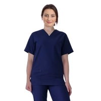 Bluza chirurgiczna bawełna 100% granatowa roz. 4XL